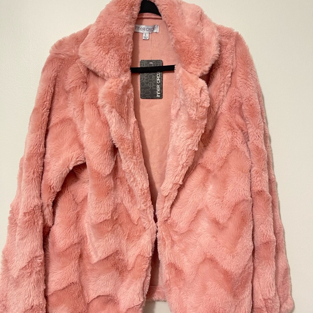 Pink Fall/Winter Fur Jacket